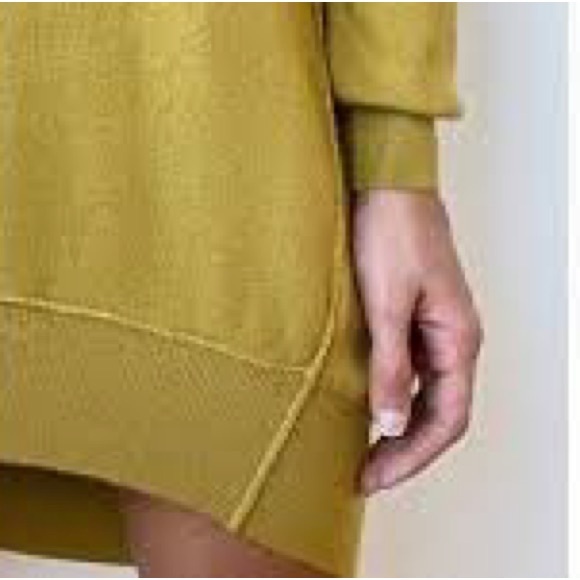 Anthropologie NWOT -Saturday Sunday Oversized Freya Tunic Sweater Dress Green M - Picture 2 of 5